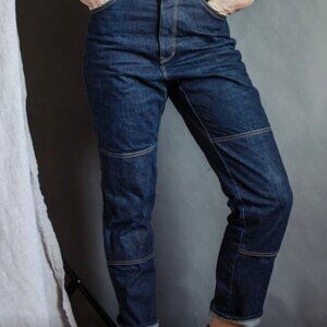 Gamine Workwear Srgent Dungaree 28 x 30 Medium Blue Denim